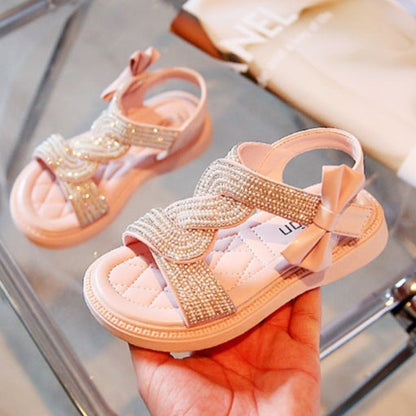 Women's Children's Sandal Braided Stones