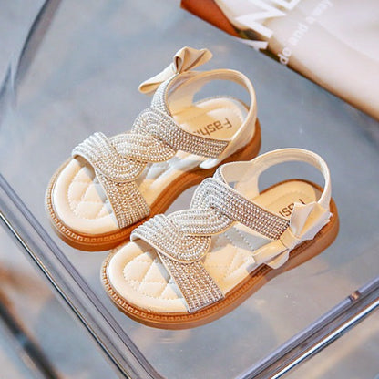 Women's Children's Sandal Braided Stones