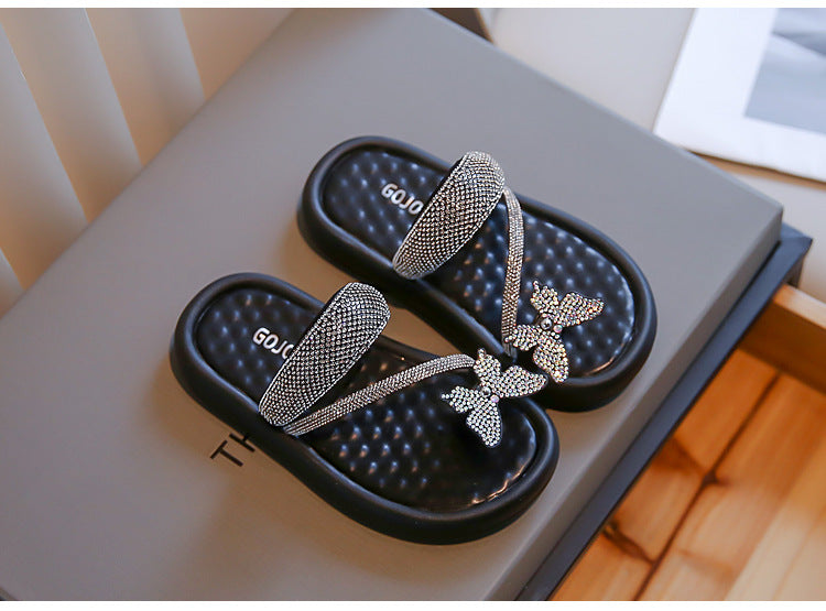 Butterfly Strass Children's Sandal