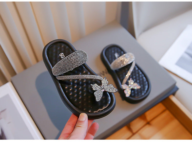 Butterfly Strass Children's Sandal