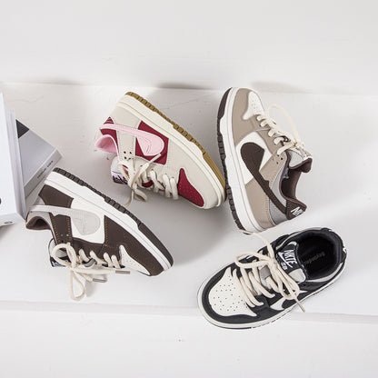 Stylish NK children's sneakers with laces