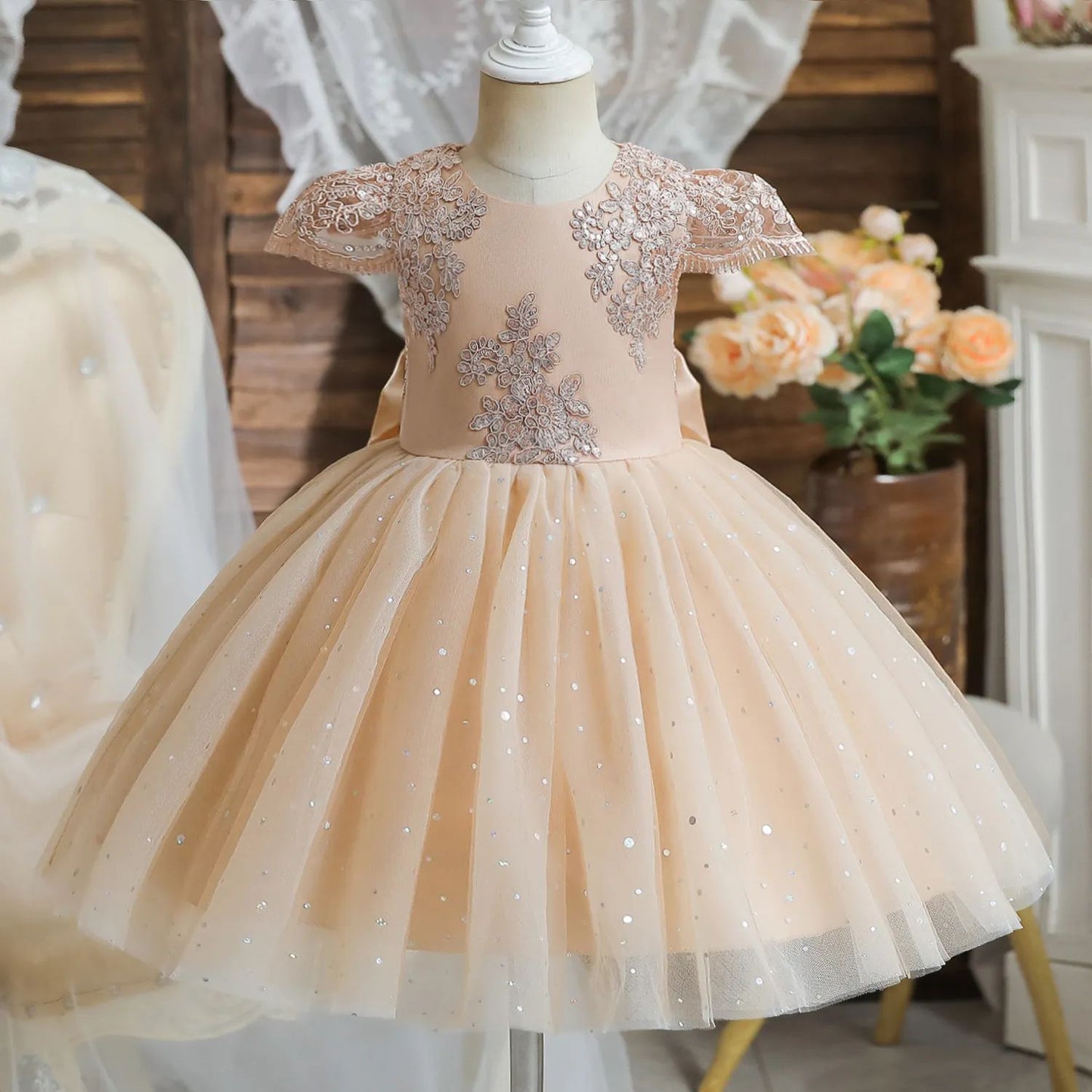 Glitter Children's Party Dress