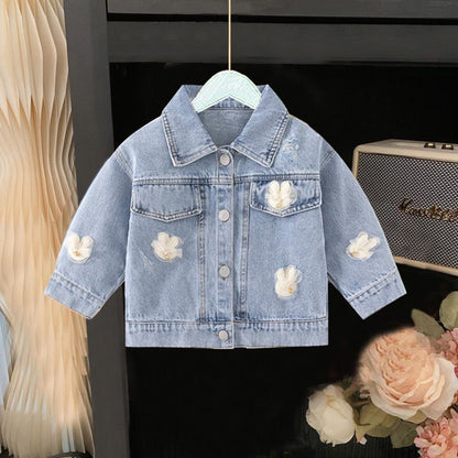 Children's Bow Jeans Jacket