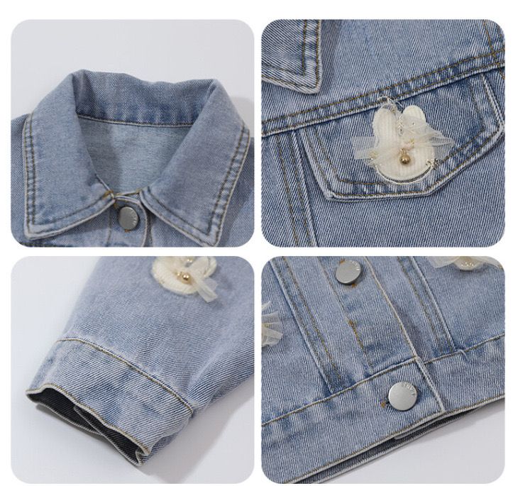 Children's Bow Jeans Jacket