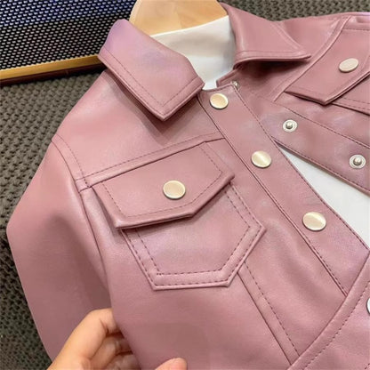 Pink Buttons Children's Jacket