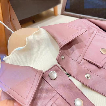 Pink Buttons Children's Jacket