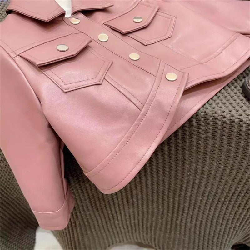 Pink Buttons Children's Jacket