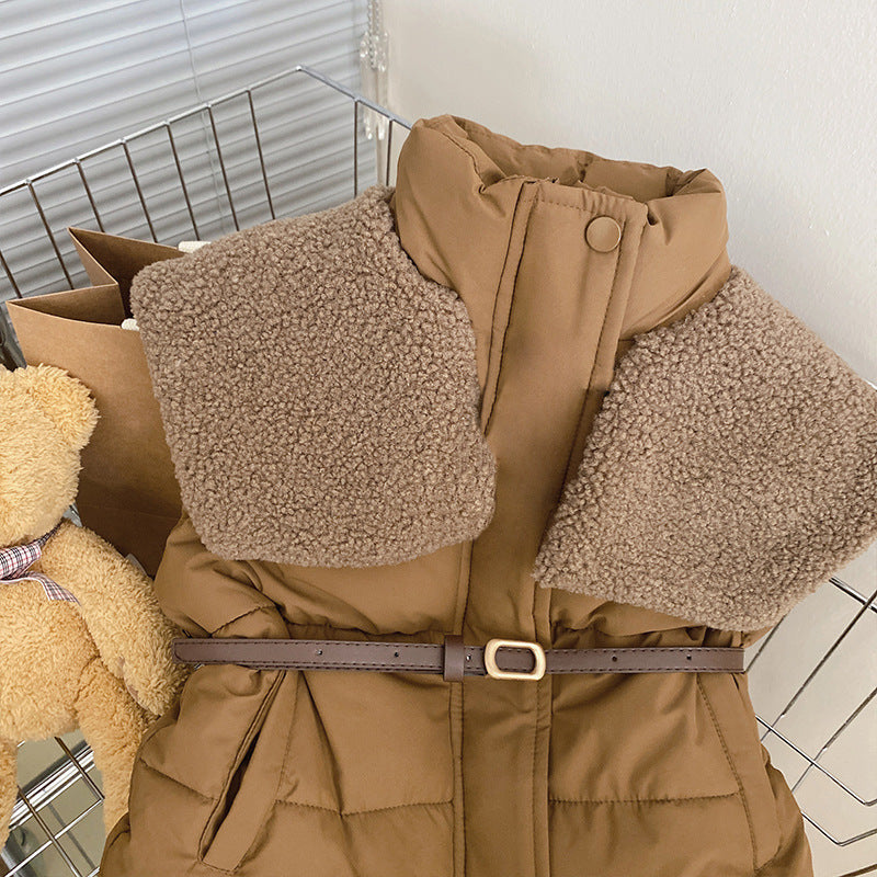 Children's Winter Fur Collar Set