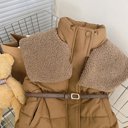 Children's Winter Fur Collar Set