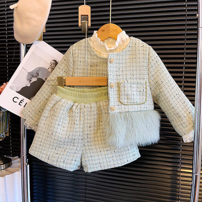 Fur Tweed Children's Set