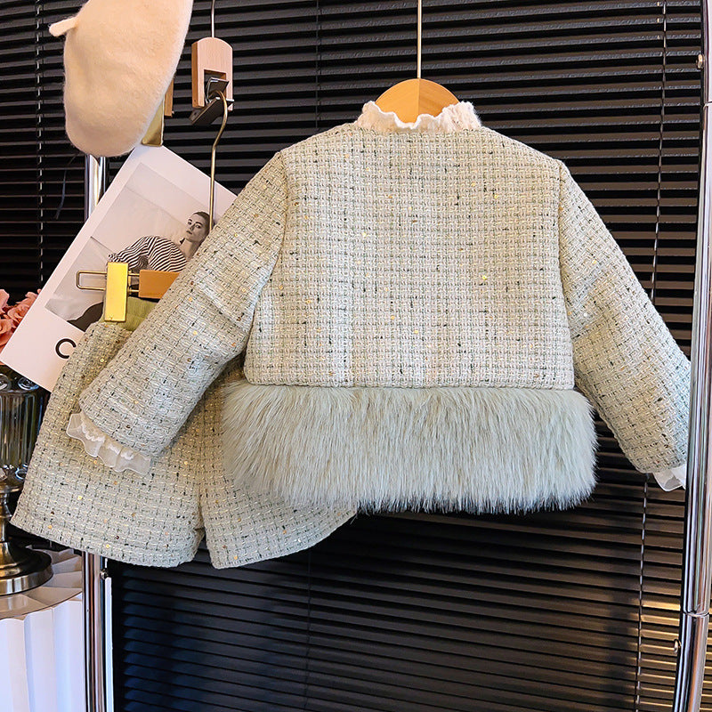 Fur Tweed Children's Set