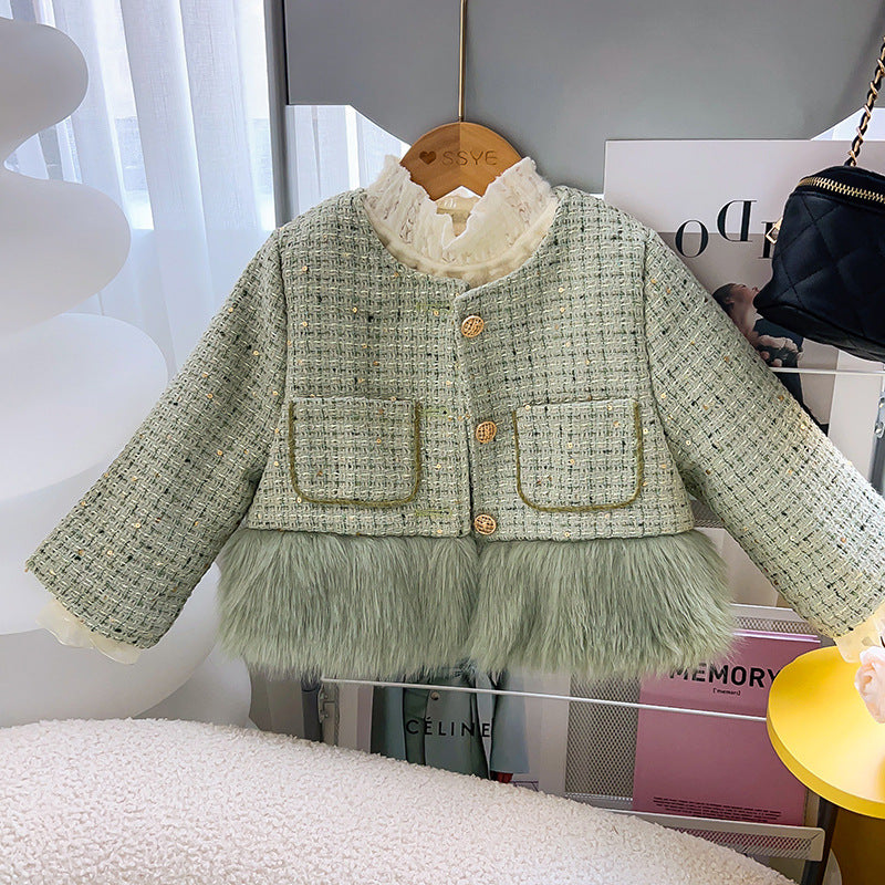 Fur Tweed Children's Set