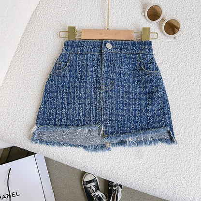 Children's Set Frayed Jeans