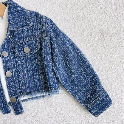 Children's Set Frayed Jeans