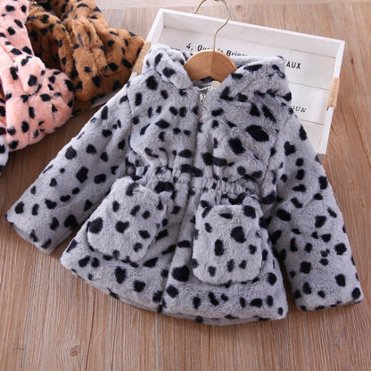 Children's Leopard Winter Coat