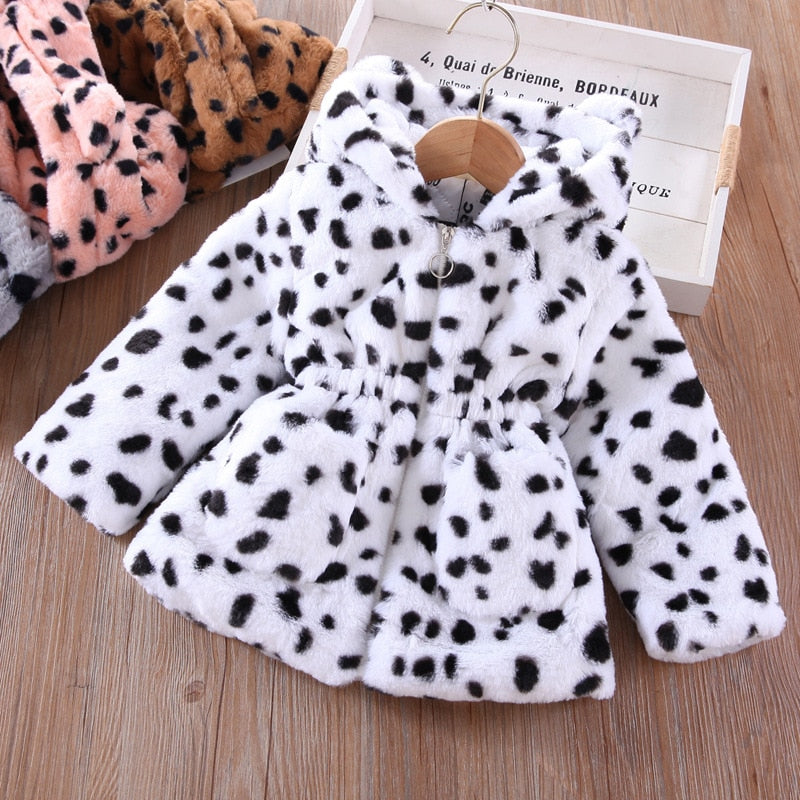 Children's Leopard Winter Coat