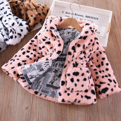 Children's Leopard Winter Coat