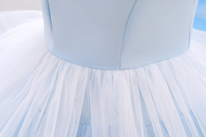 Children's Dress Tulle Ruffles and Bow