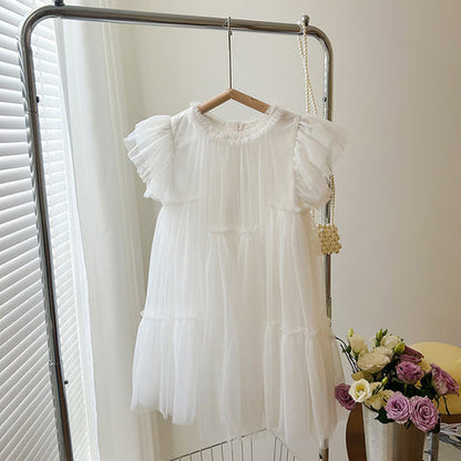 Children's Tulle Ruffled Dress