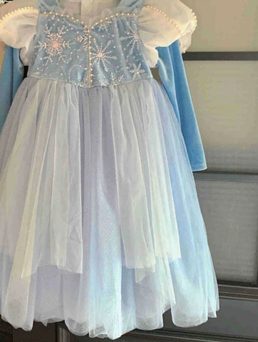 Blue Tulle Princess Children's Dress