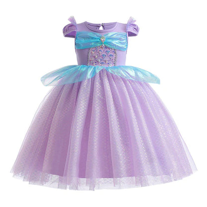 Princess Purple Tulle Party Dress