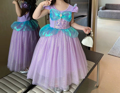 Princess Purple Tulle Party Dress