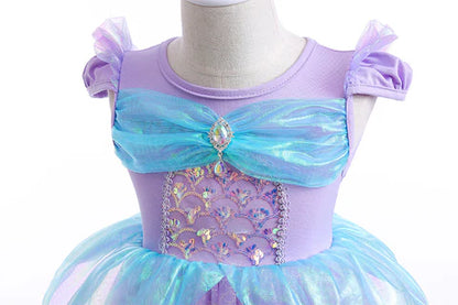 Princess Purple Tulle Party Dress