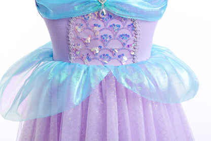 Princess Purple Tulle Party Dress