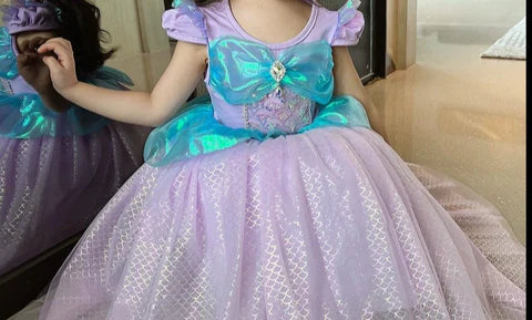 Princess Purple Tulle Party Dress