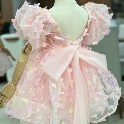 3D Butterfly Children's Dress