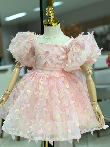 3D Butterfly Children's Dress