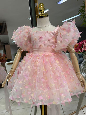 3D Butterfly Children's Dress