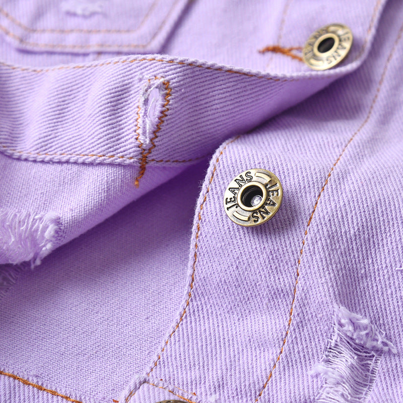 Children's Jacket Jeans Colors Buttons