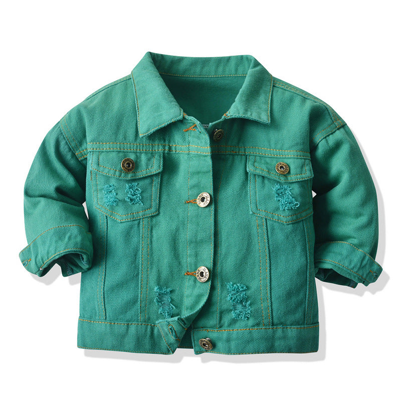 Children's Jacket Jeans Colors Buttons