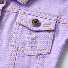 Children's Jacket Jeans Colors Buttons