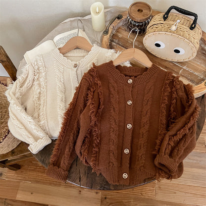 Children's Women's Winter Coat Little Buttons