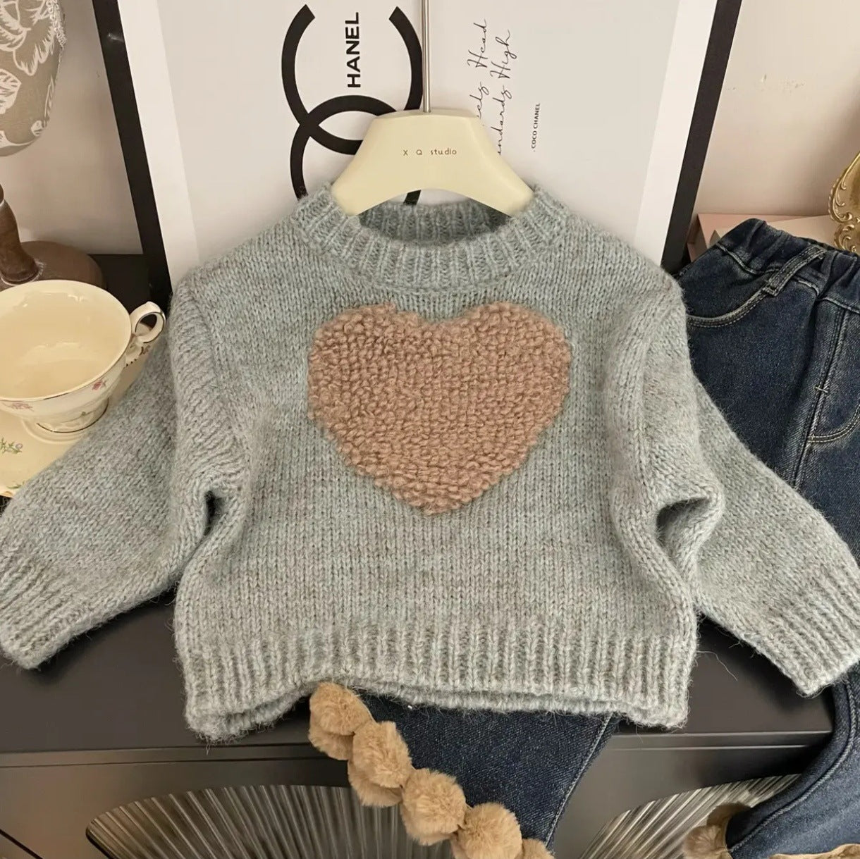 Children's Women's Winter Heart Set