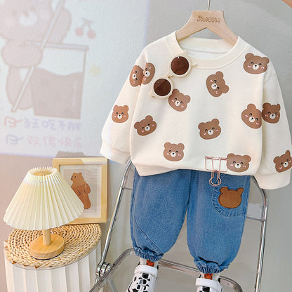 Children's Set Teddy Bears and Jeans