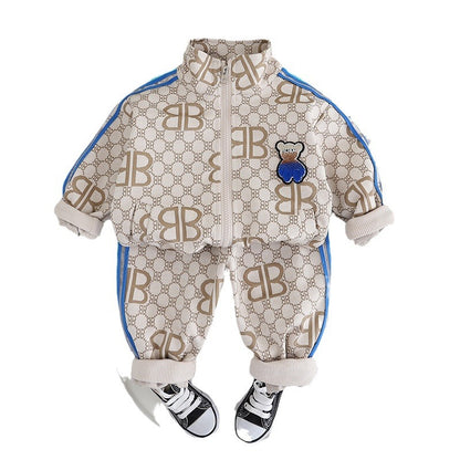 Children's Set Men's Winter BB Bear