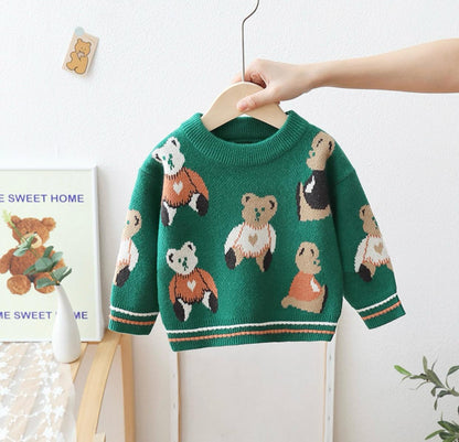 Children's Blouse Winter Teddy Bears