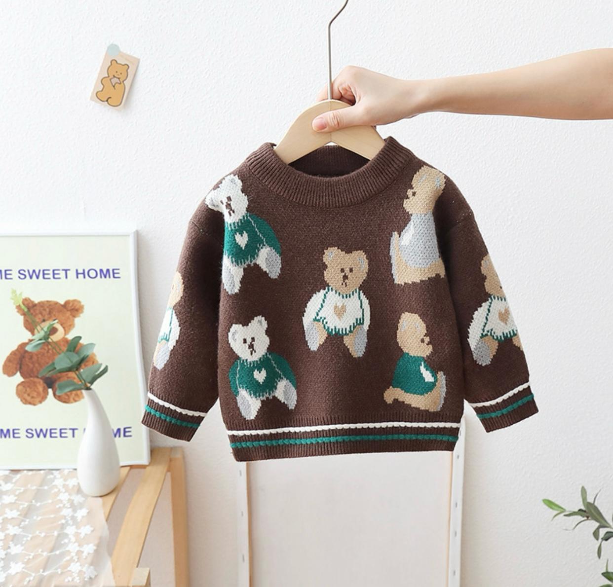 Children's Blouse Winter Teddy Bears