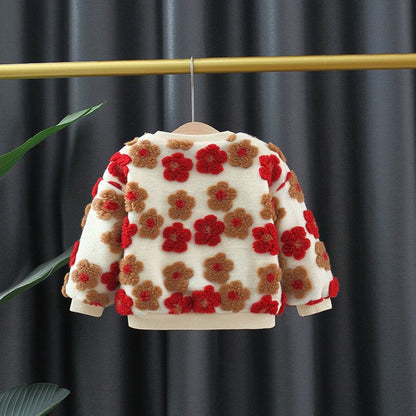 Women's Children's Blouse Lined with Florals