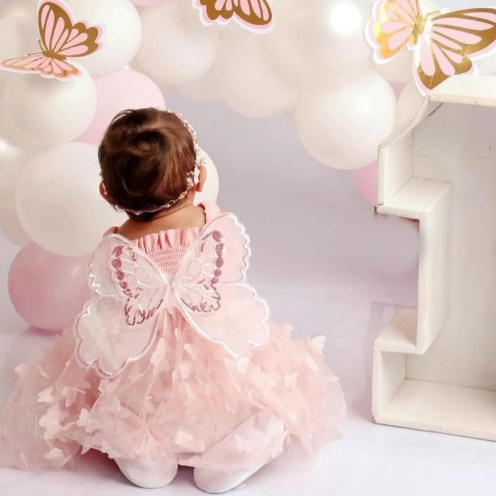 Children's Tulle Dress Wing Butterflies