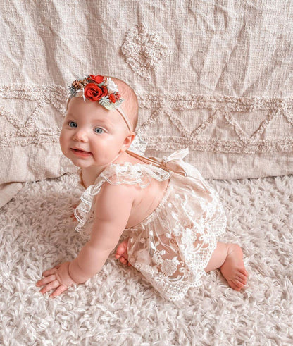 Beige Bodysuit with lace