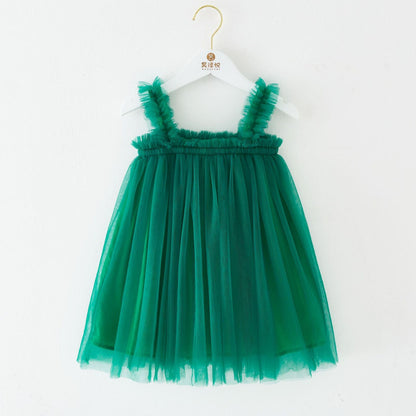 Green Tulle Children's Dress