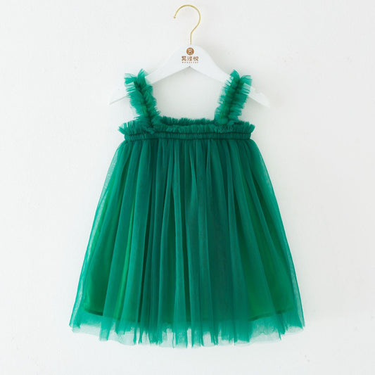 Green Tulle Children's Dress