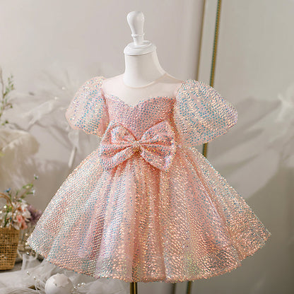 Glamor Pink Children's Dress