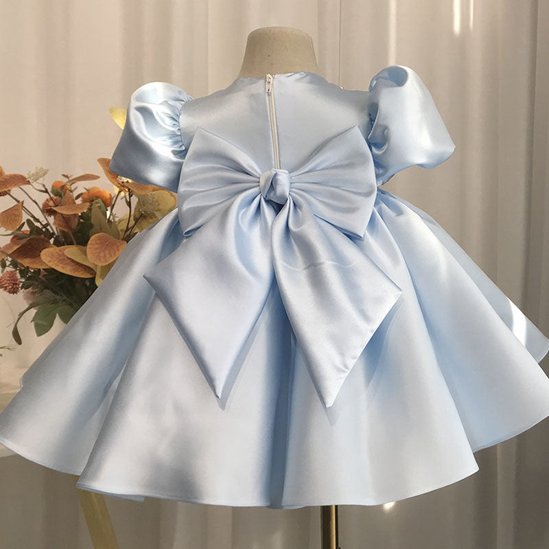 Princess Blue Pearls Children's Dress