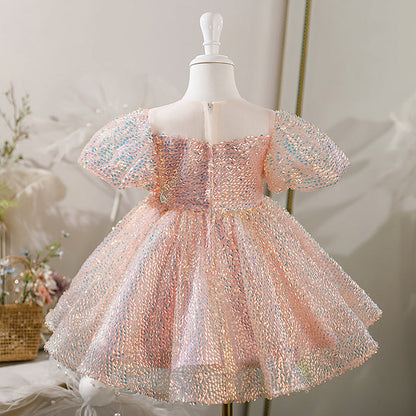 Glamor Pink Children's Dress