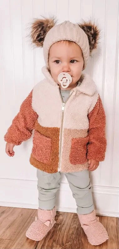 Children's brown coat